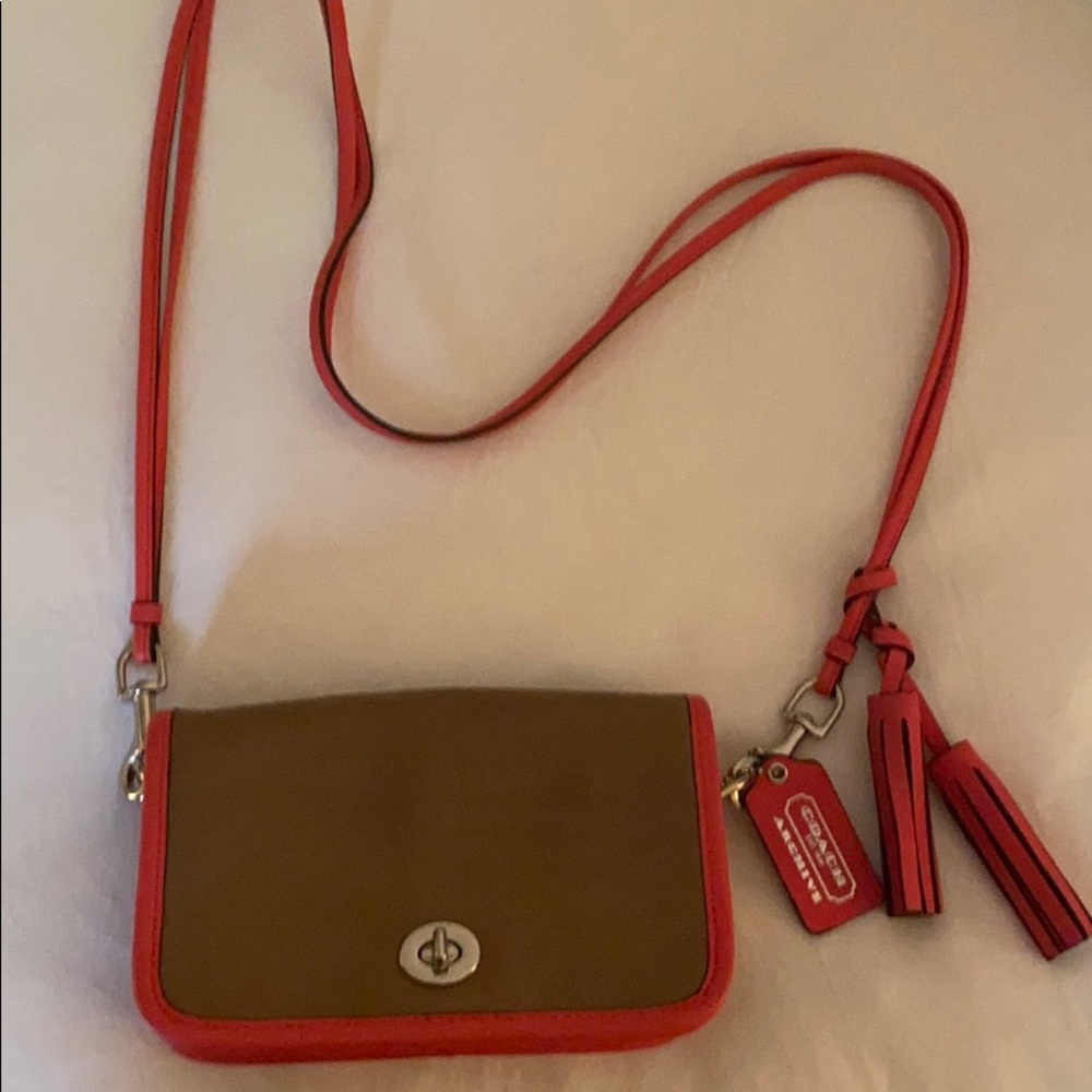 Coach Tasseled Crossbody